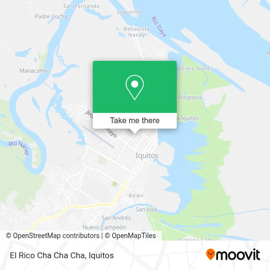 El Rico Cha Cha Cha map