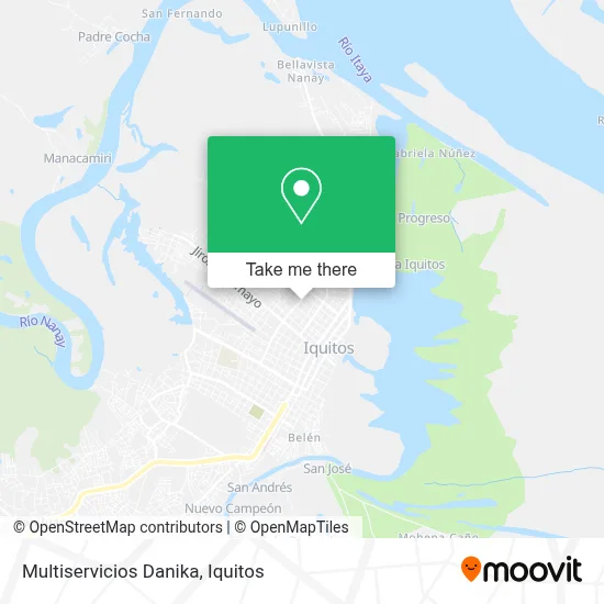 Multiservicios Danika map