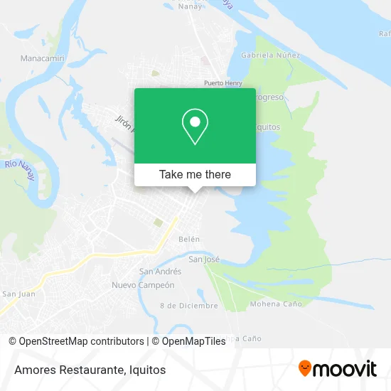 Amores Restaurante map
