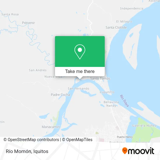 Río Momón map