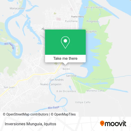 Inversiones Munguía map