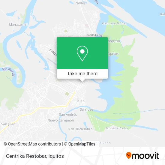 Centrika Restobar map