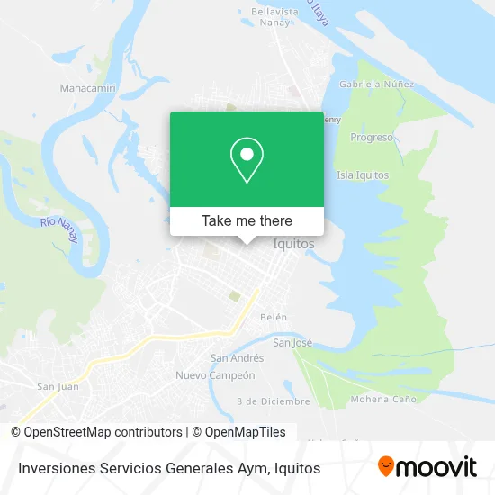 Inversiones Servicios Generales Aym map