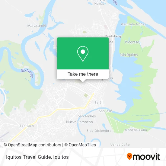 Iquitos Travel Guide map