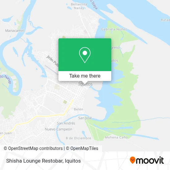 Shisha Lounge Restobar map