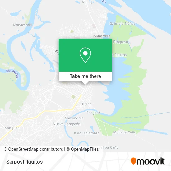 Serpost map