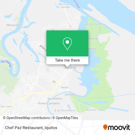 Chef Paz Restaurant map