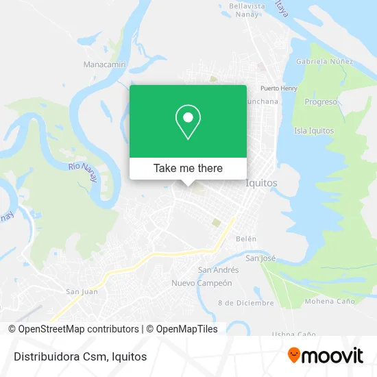Distribuidora Csm map