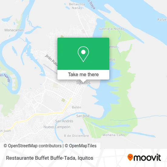 Restaurante Buffet Buffe-Tada map