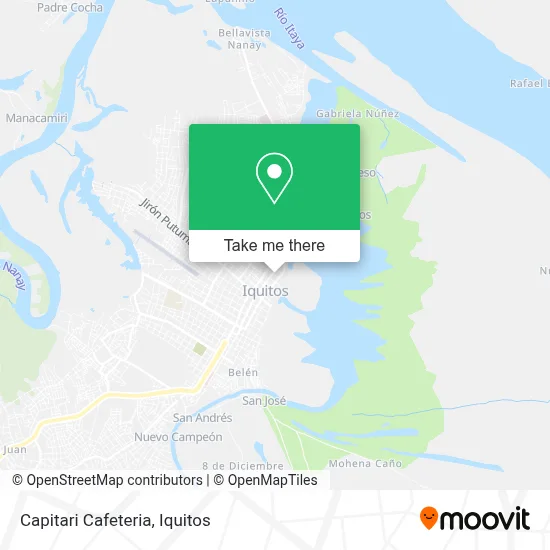 Capitari Cafeteria map