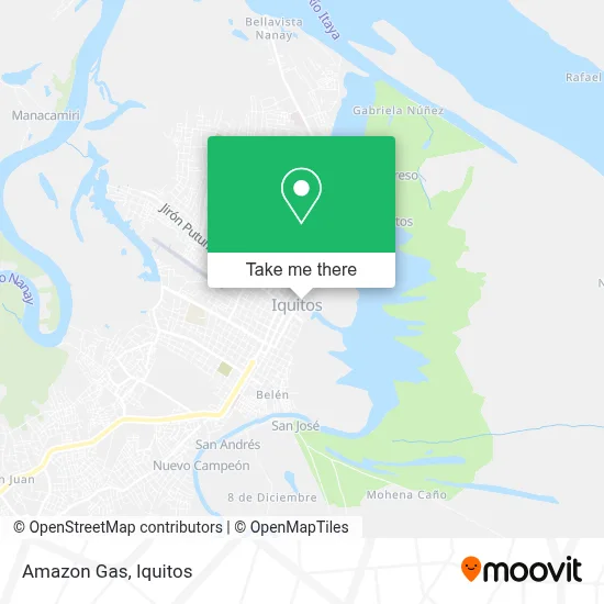 Amazon Gas map