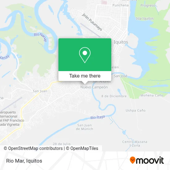Rio Mar map