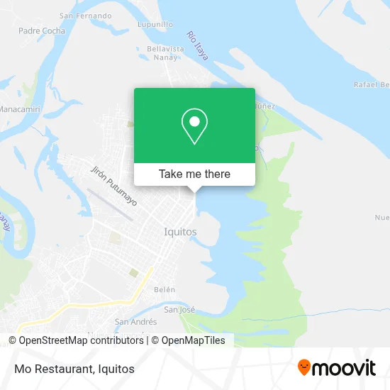 Mo Restaurant map