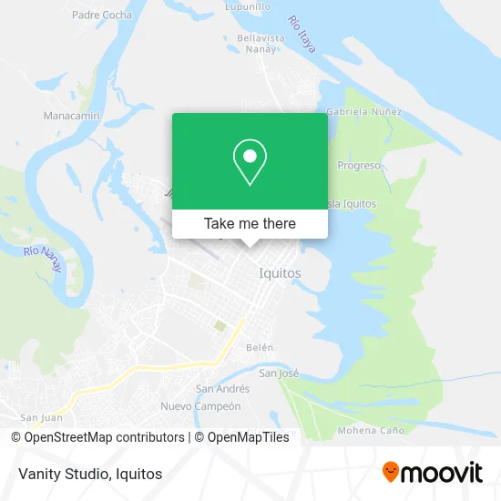 Vanity Studio map