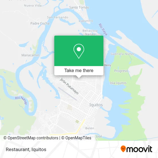 Restaurant map
