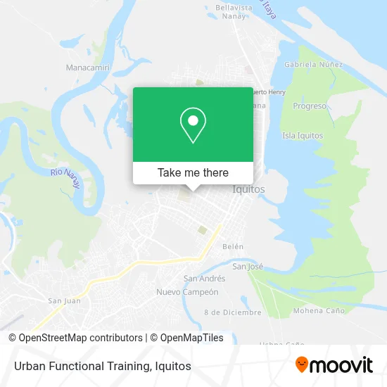 Urban Functional Training map