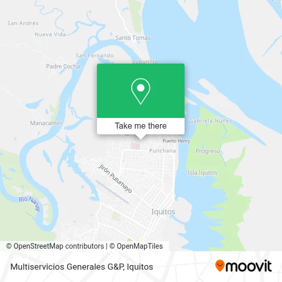 Multiservicios Generales G&P map