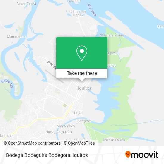 Bodega Bodeguita Bodegota map