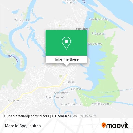 Marella Spa map