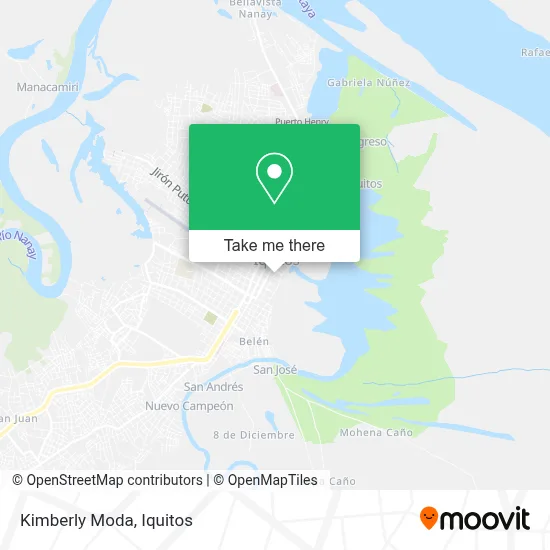 Kimberly Moda map