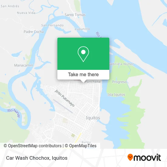 Car Wash Chochox map
