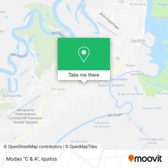 Modas "C & A" map