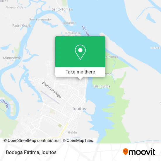 Bodega Fatima map
