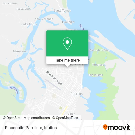 Rinconcito Parrillero map
