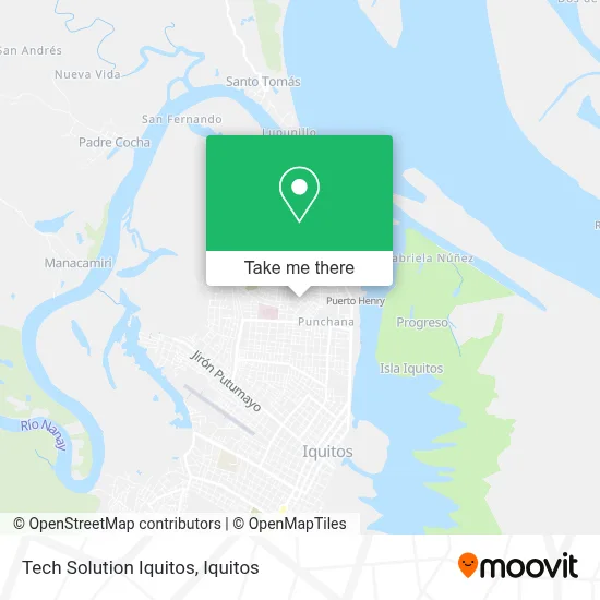 Tech Solution Iquitos map