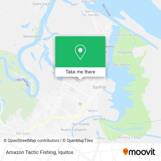 Amazon Tactic Fishing map