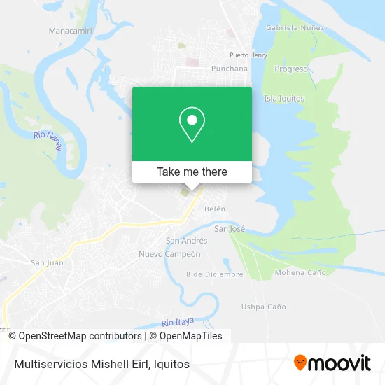 Multiservicios Mishell Eirl map