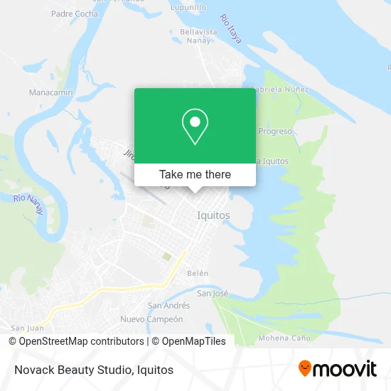 Novack Beauty Studio map