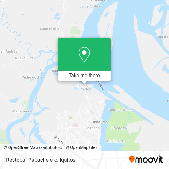 Restobar Papachelero map