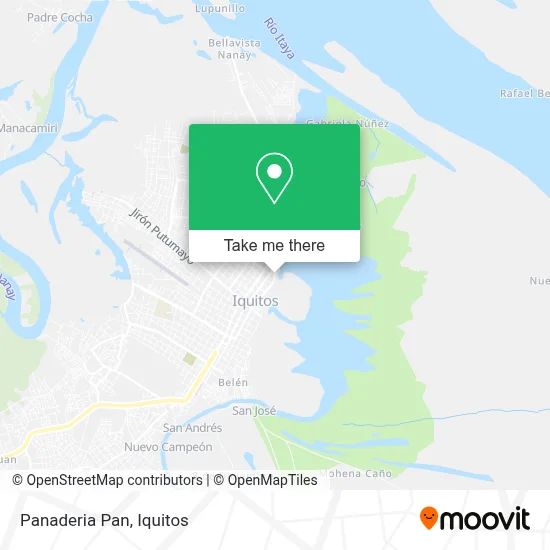 Panaderia Pan map