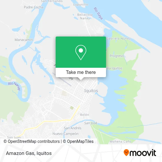 Amazon Gas map