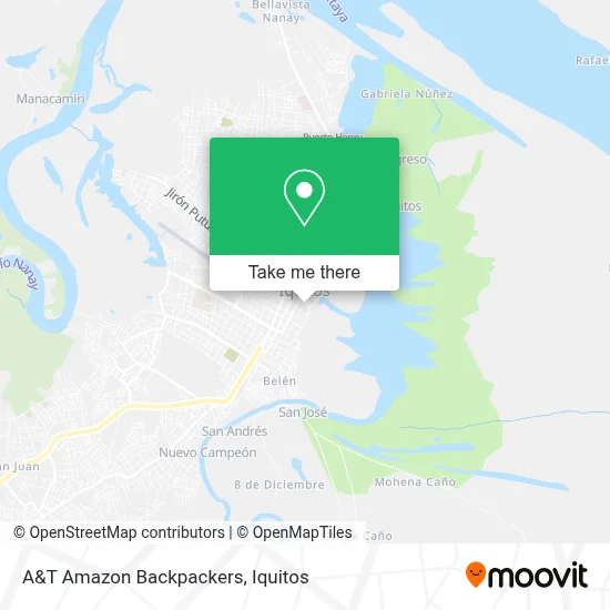 A&T Amazon Backpackers map