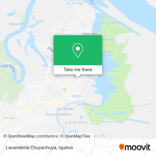 Lavandería Chuyachuya map