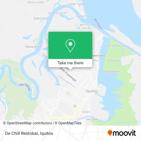 De Chill Restobar map