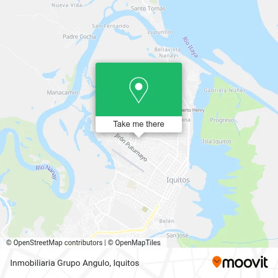 Inmobiliaria Grupo Angulo map