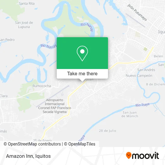 Amazon Inn map