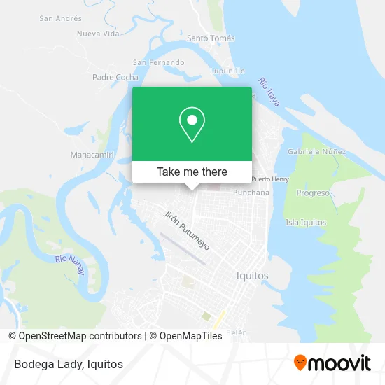 Bodega Lady map