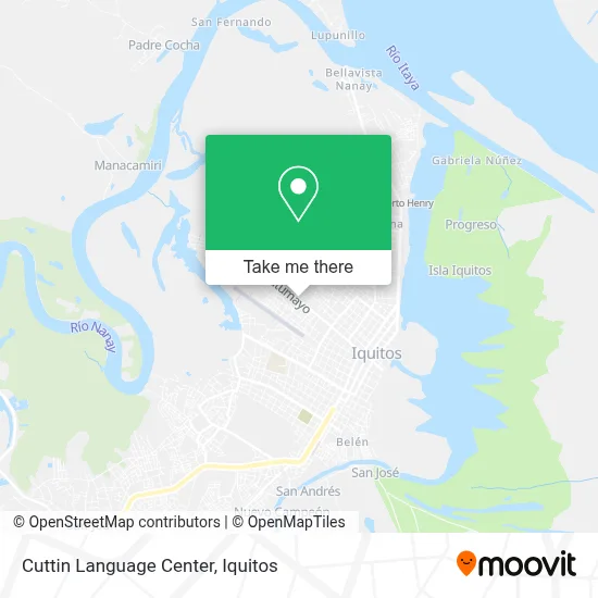 Cuttin Language Center map