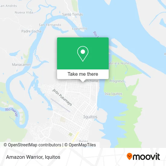 Amazon Warrior map