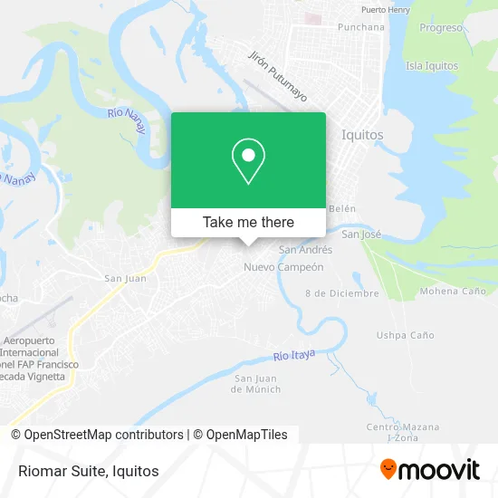 Riomar Suite map