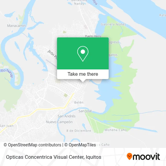 Opticas Concentrica Visual Center map