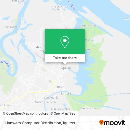 Llanwers Computer Distribution map