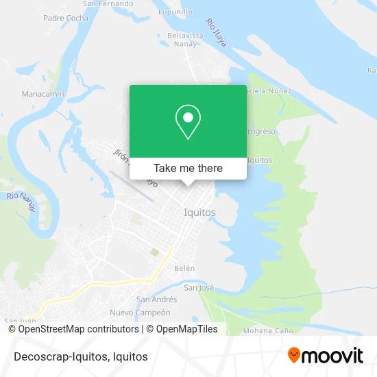 Decoscrap-Iquitos map