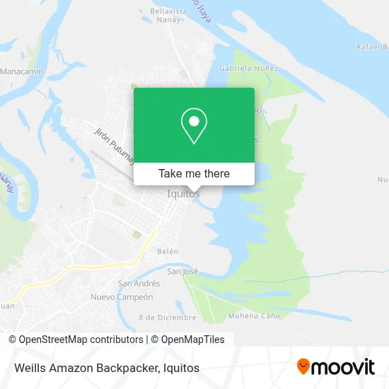Weills Amazon Backpacker map