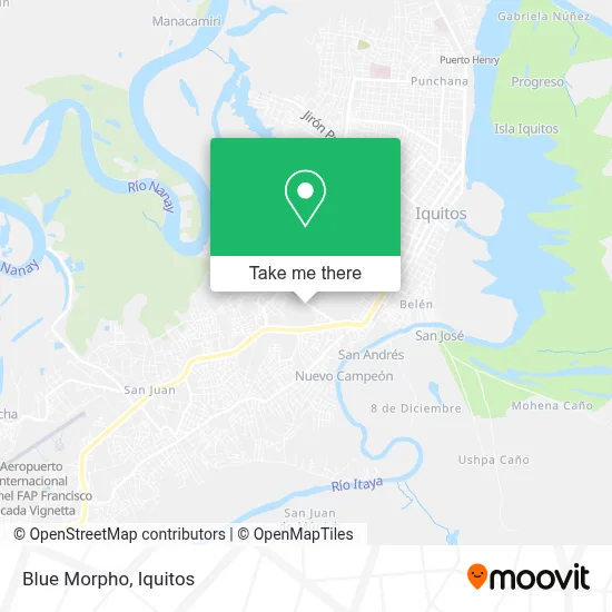 Blue Morpho map