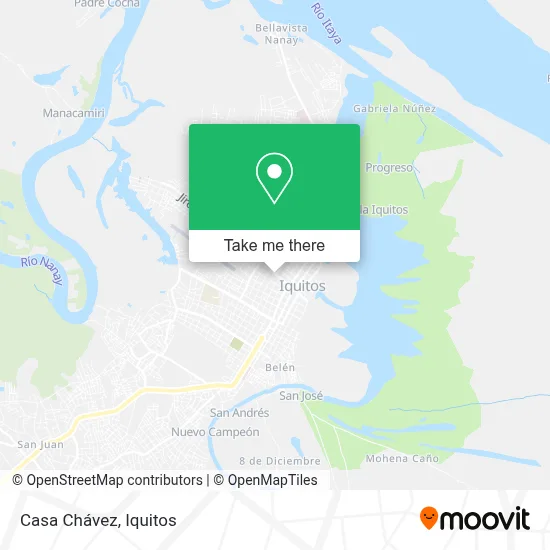 Casa Chávez map